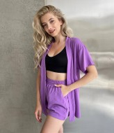 Женский костюм шорты и рубашка  YLM-502A300