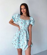 Платье со шнуровкой YLM-504A380