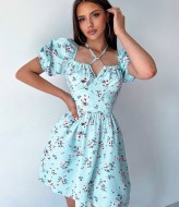 Платье со шнуровкой YLM-504A380