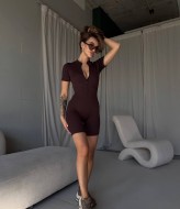 Комбинезон женский в рубчик IN-908A290