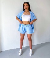 Женский костюм шорты и рубашка  YLM-502A300