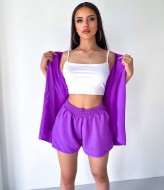 Женский костюм шорты и рубашка  YLM-502A300