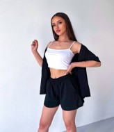 Женский костюм шорты и рубашка  YLM-502A300