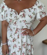 Платье с цветочным принтом YM-7074.1A12