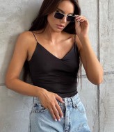 Майка на тонких бретелях KC-0274A220