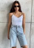 Женская майка на тонких бретелях  KC-0274A220