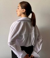 Классическая белая рубашка женская KL-803A350 Классическая белая рубашка женская KL-803A350