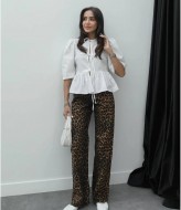 Белая рубашка на завязках KL-805A350