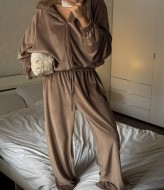 Велюровий oversize костюм LK-327A699