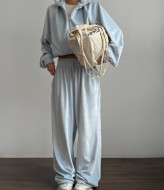 Велюровий oversize костюм LK-327A699