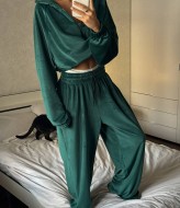 Велюровий oversize костюм LK-327A699