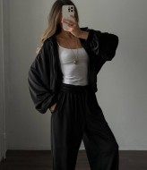 Велюровий oversize костюм LK-327A699