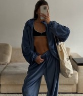 Велюровий oversize костюм LK-327A699