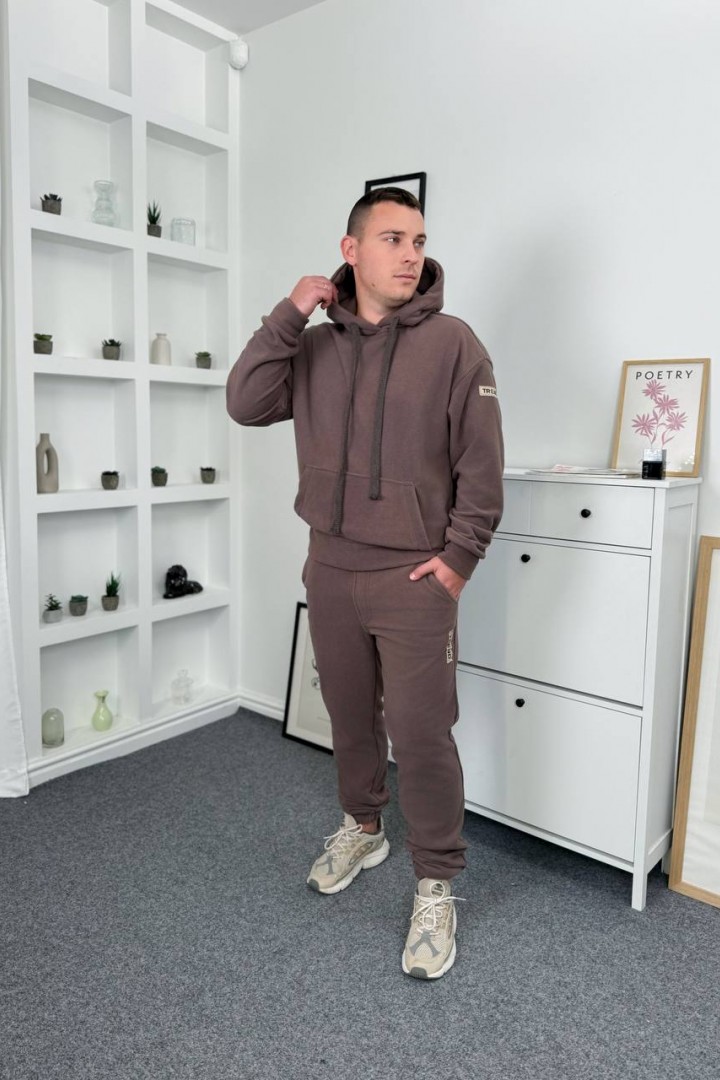 Спортивный костюм мужской флисовый PRA-7000A750