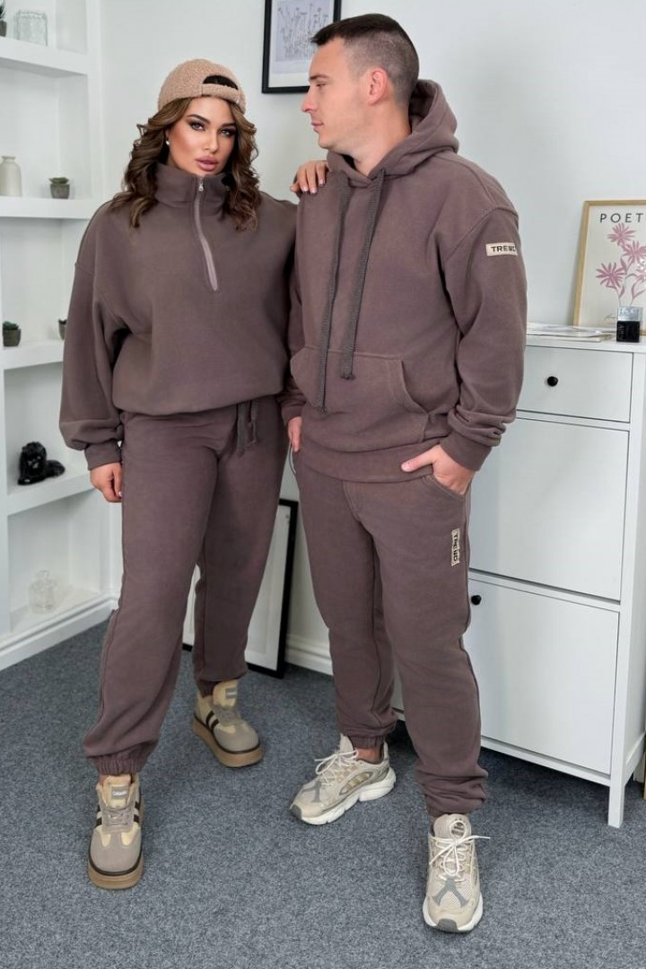 Спортивный костюм мужской флисовый PRA-7000A750