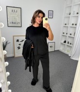 Велюровый домашний костюм тройка KG-7333A840