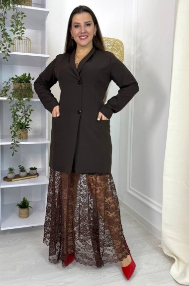 Костюм двойка с юбкой  VL-1139A1000