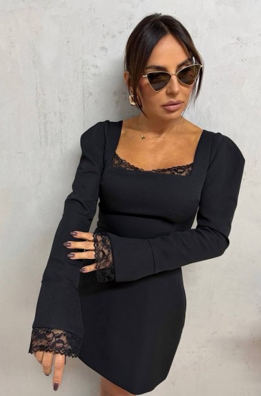 Платье с кружевами  JAC-823A460