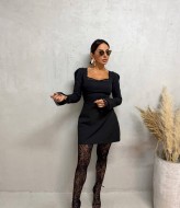 Платье с кружевами  JAC-823A460