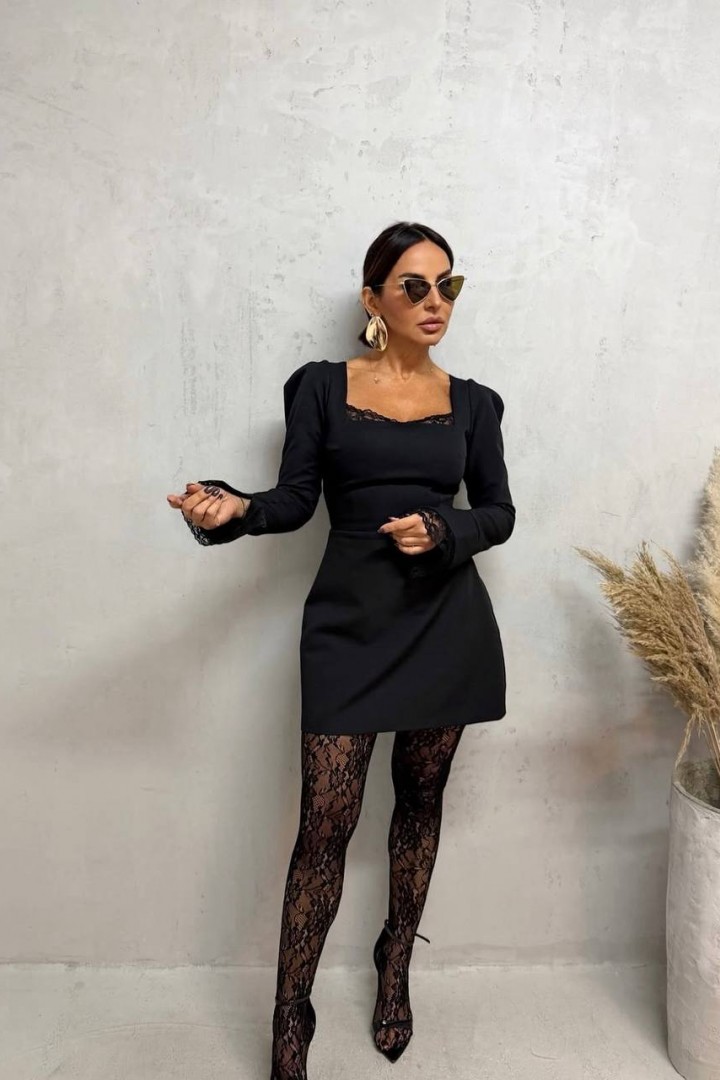 Платье с кружевами  JAC-823A460