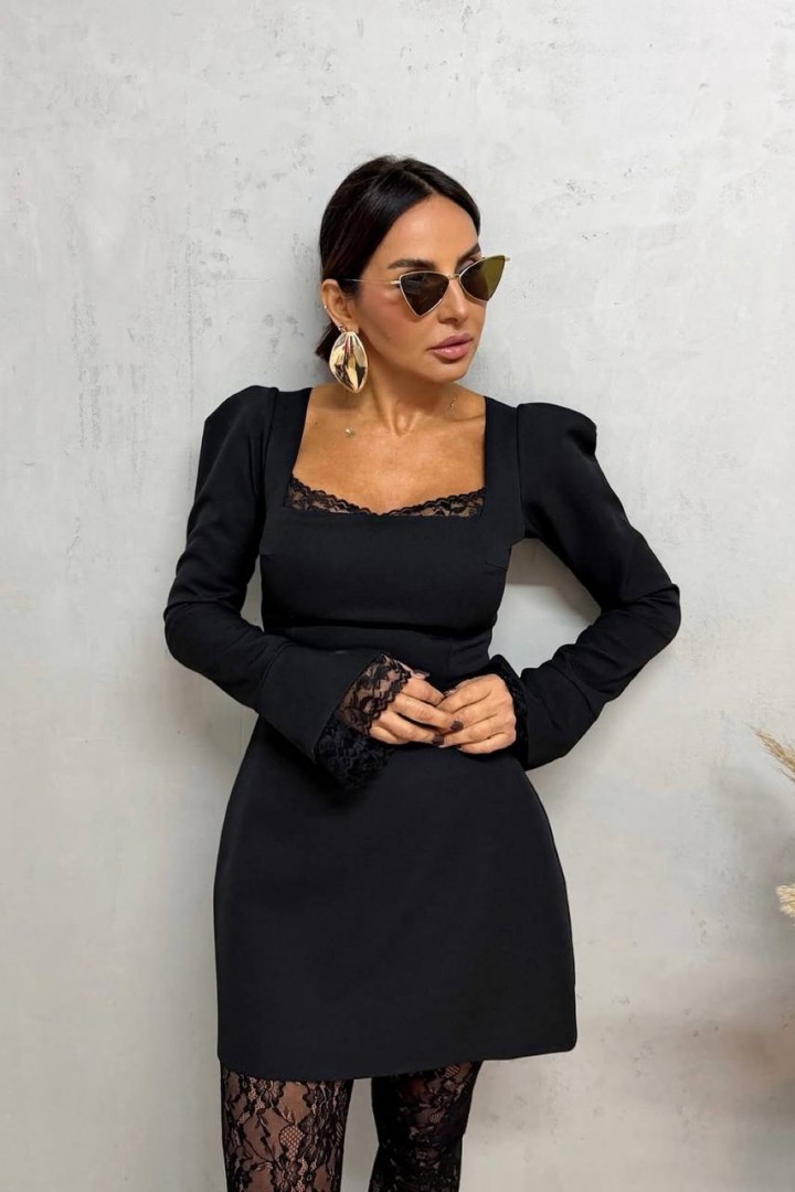 Платье с кружевами  JAC-823A460