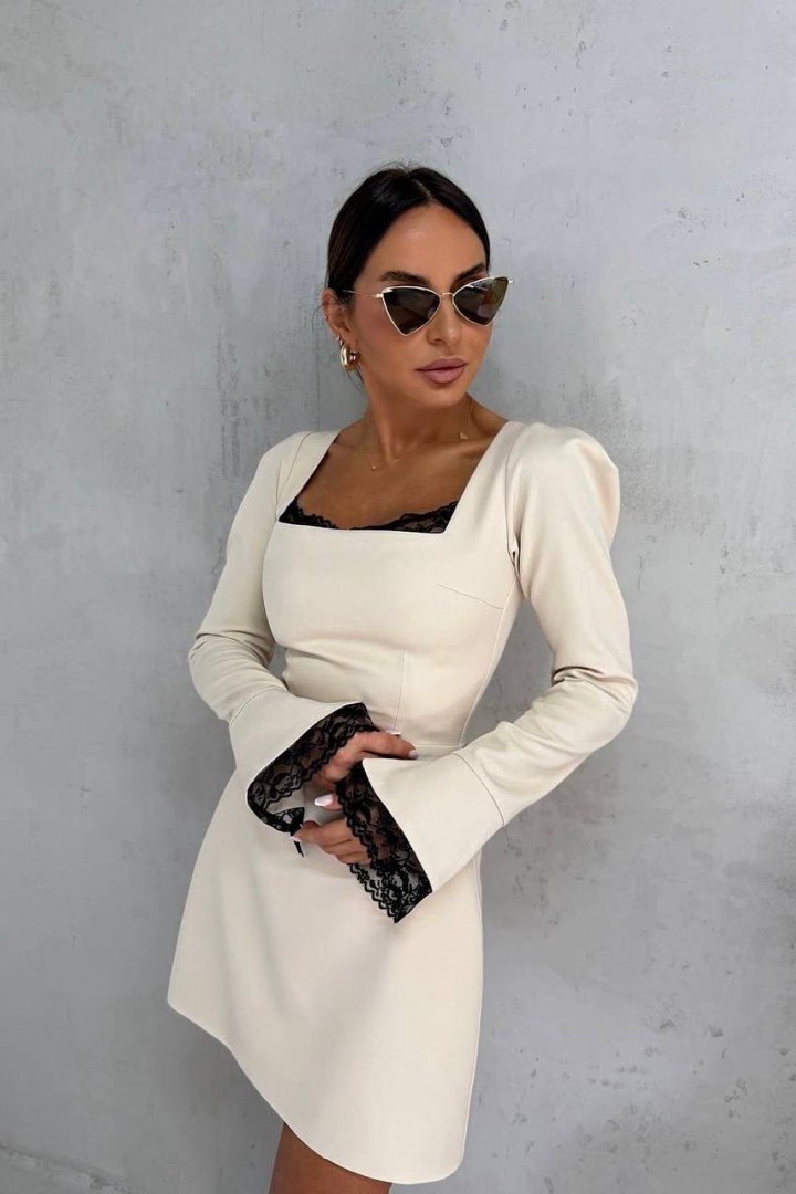 Платье с кружевами  JAC-823A460