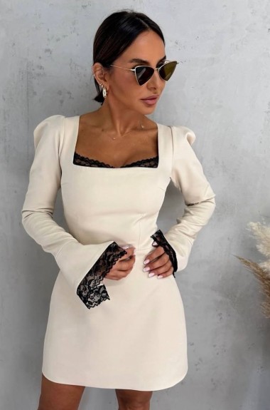 Платье с кружевами  JAC-823A460