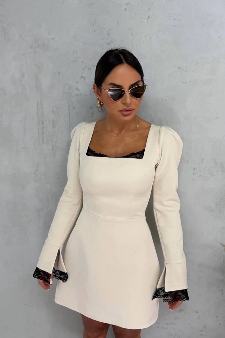 Платье с кружевами  JAC-823A460