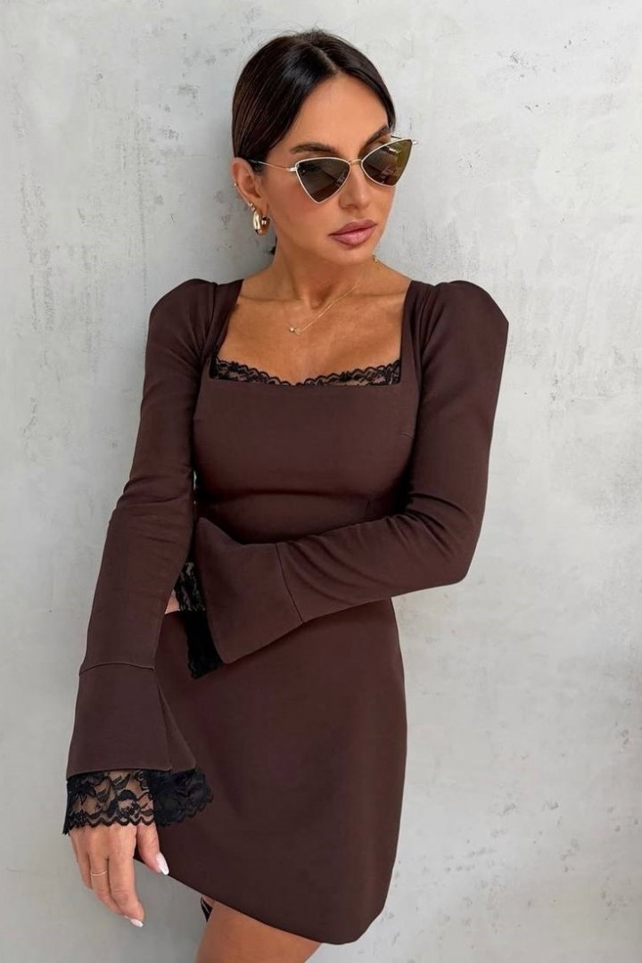 Платье с кружевами  JAC-823A460