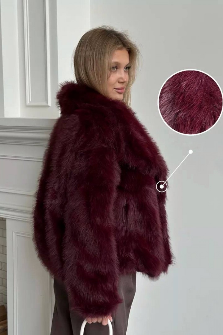 Стильная шуба ZL-833A1600