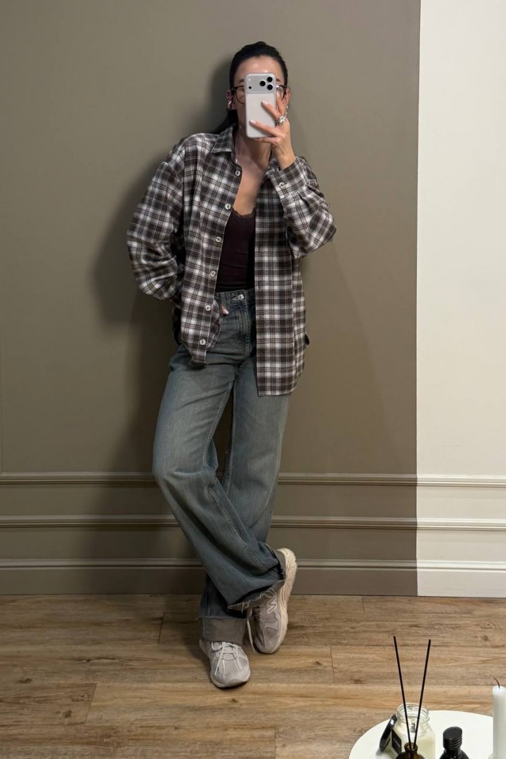 Рубашка фланель женская  SSY-035A500