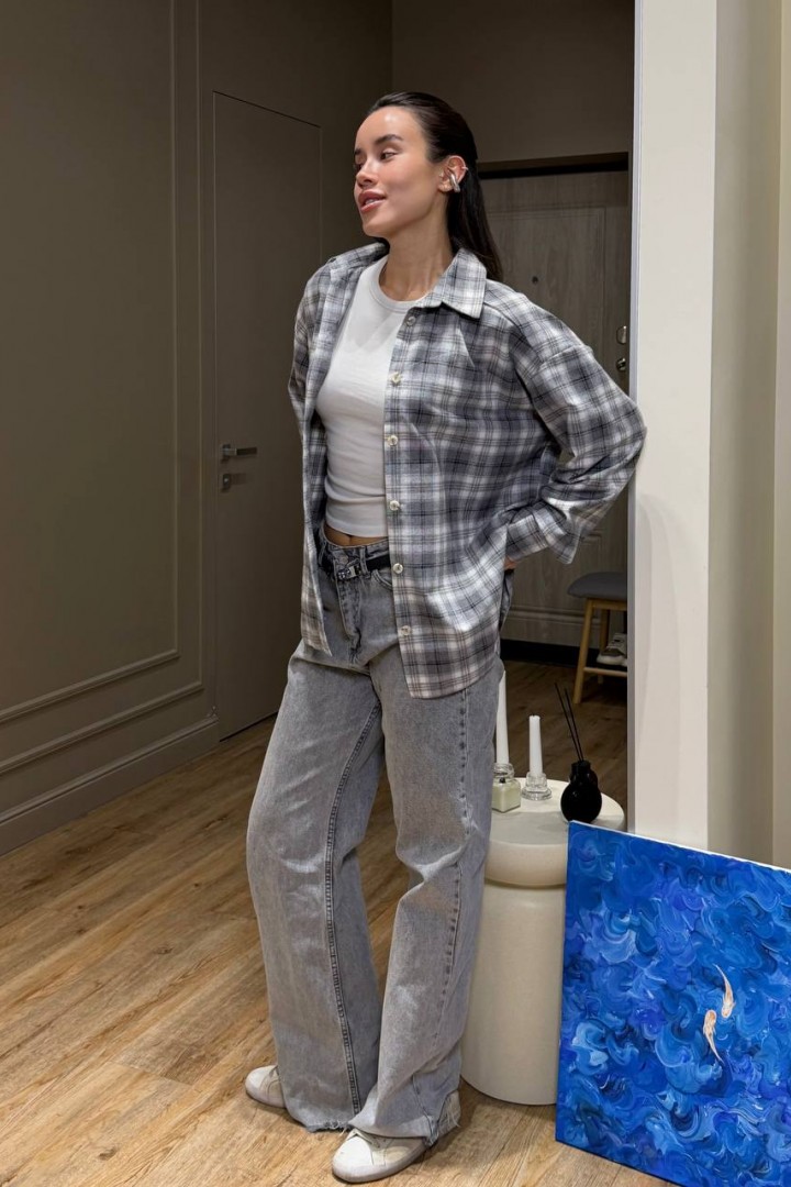 Рубашка фланель женская  SSY-035A500