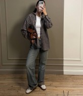 Рубашка фланель женская  SSY-035A500