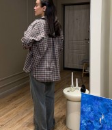 Рубашка фланель женская  SSY-035A500