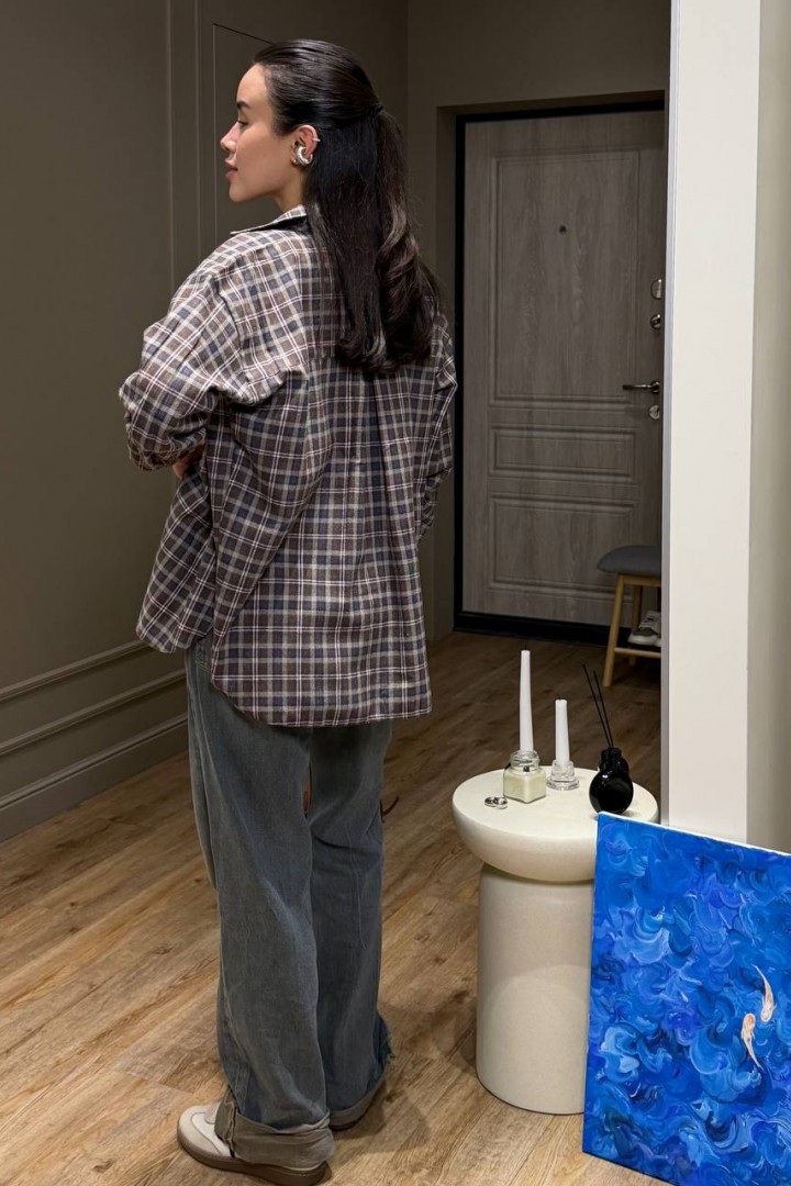 Рубашка фланель женская  SSY-035A500