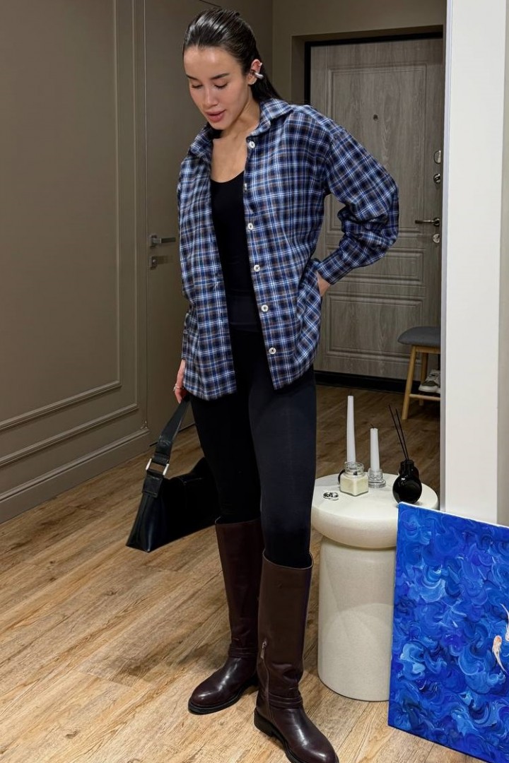 Рубашка фланель женская  SSY-035A500