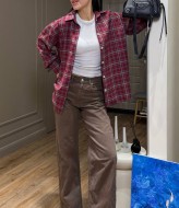 Рубашка фланель женская  SSY-035A500