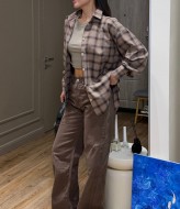 Рубашка фланель женская  SSY-035A500