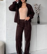 Замшевый костюм YBY-817A850