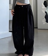 Брюки палаццо трикотажные  LOU-1521A399