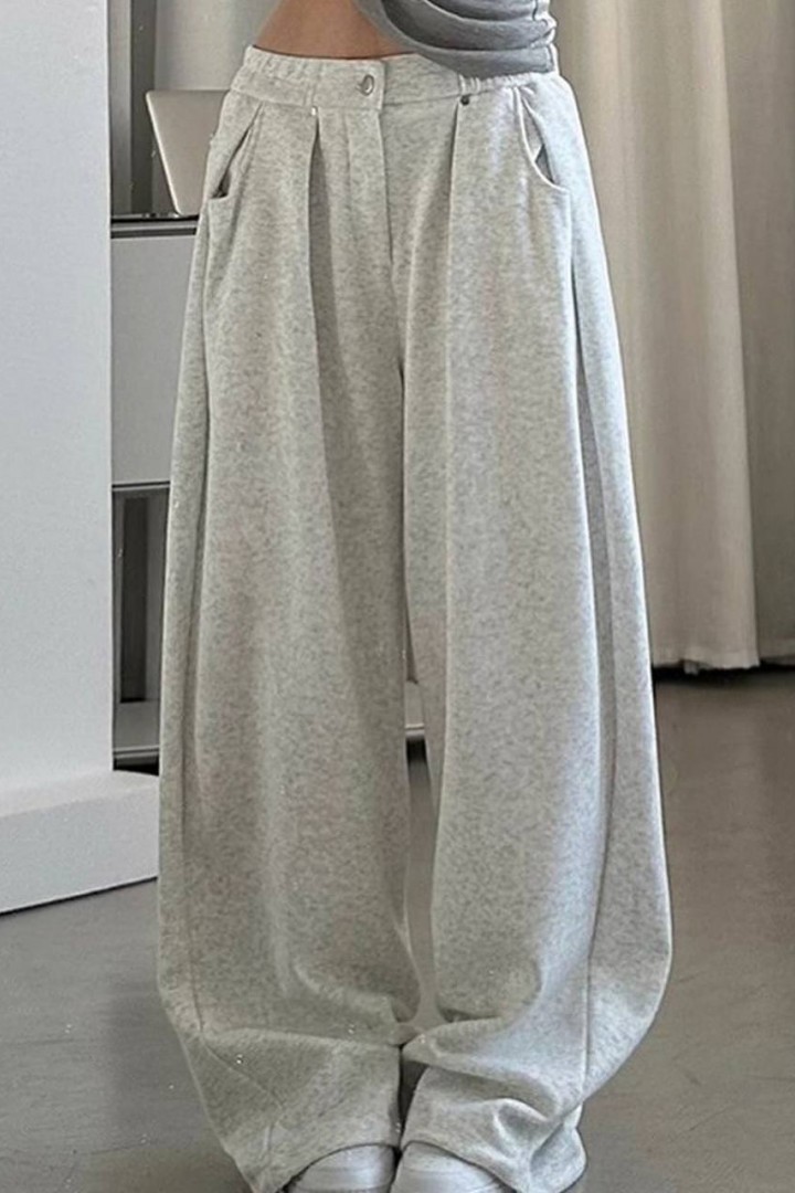 Брюки палаццо трикотажные  LOU-1521A399