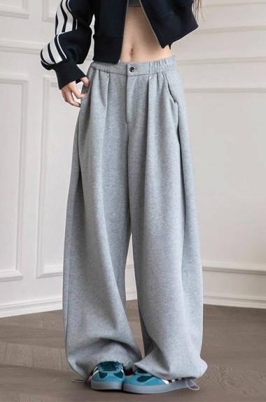 Брюки палаццо трикотажные  LOU-1521A399