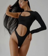 Боди с фигурным вырезом AKS-127A300