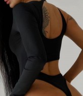 Боди с фигурным вырезом AKS-127A300