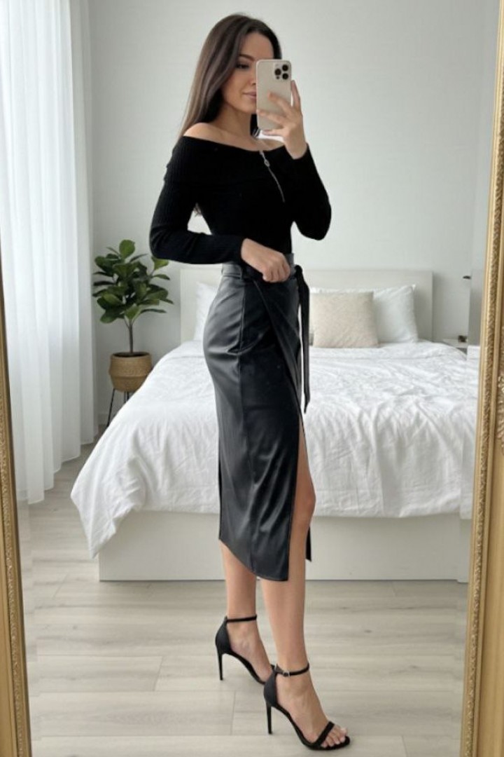 Эффектная юбка на запах AKS-132A450