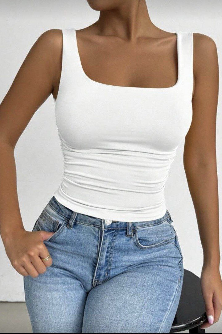 Облегающая майка с квадратным вырезом MIK-5178A230