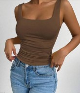 Облегающая майка с квадратным вырезом MIK-5178A230