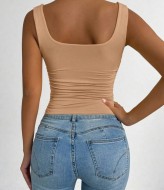 Облегающая майка с квадратным вырезом MIK-5178A230