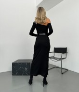 Платье с открытым плечом AKS-149A420