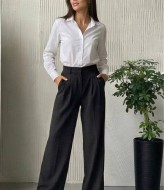 Модные широкие брюки IO-645A420